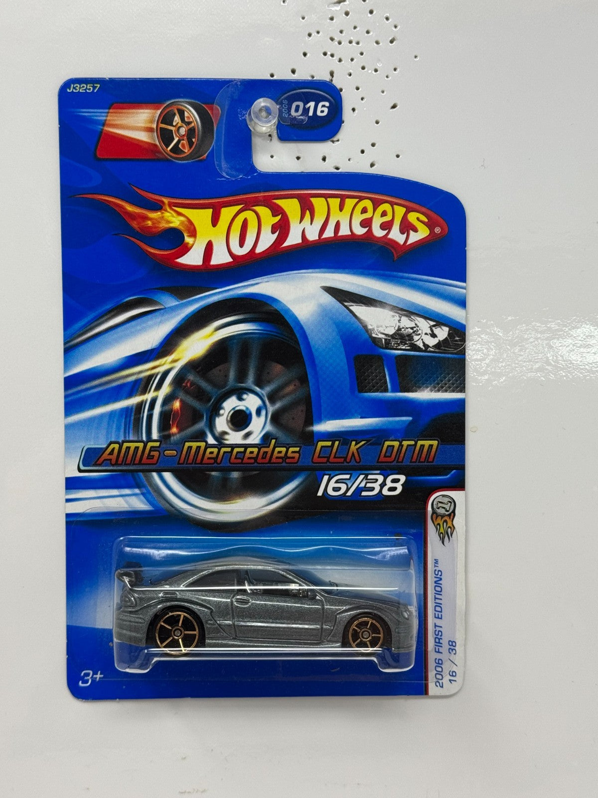 Hot Wheels Faster Than Ever 2006 AMG Mercedes CLK DTM 1:64 Diecast Gray Gold