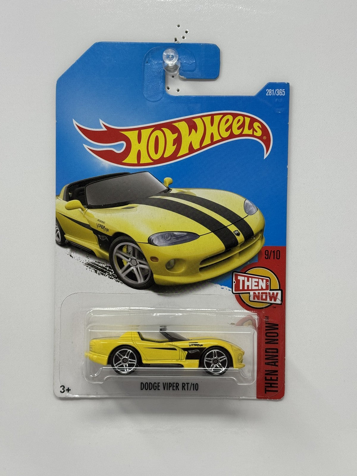 Hot Wheels Then and Now Dodge Viper RT-10 Yellow 1:64 Diecast