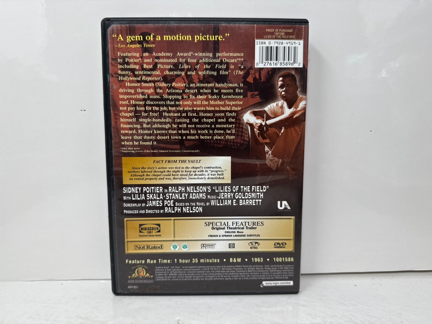 Lilies of the Field (DVD) Drama Good Condition!!!