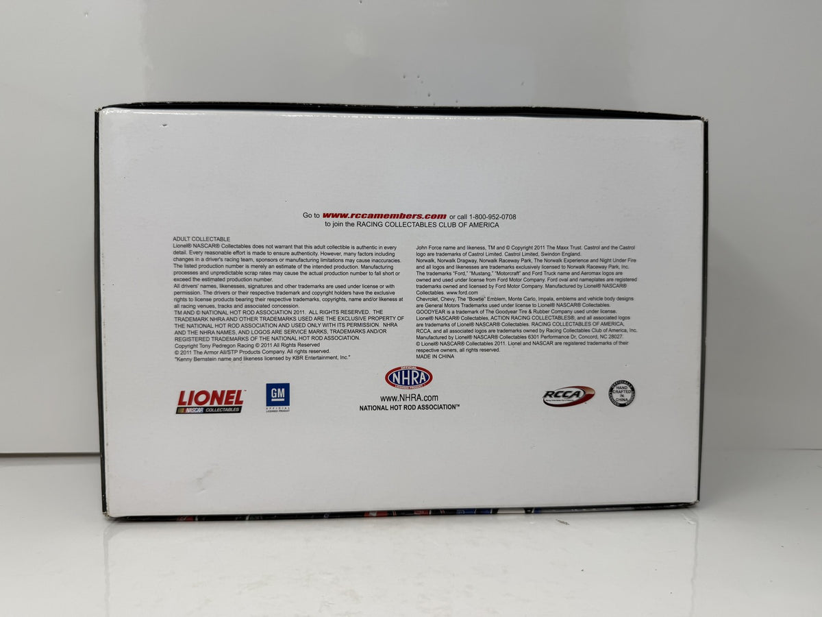 Action NHRA Robert Hight AAA 2011 Ford Mustang Funny Color Chrome 1:24 Diecast