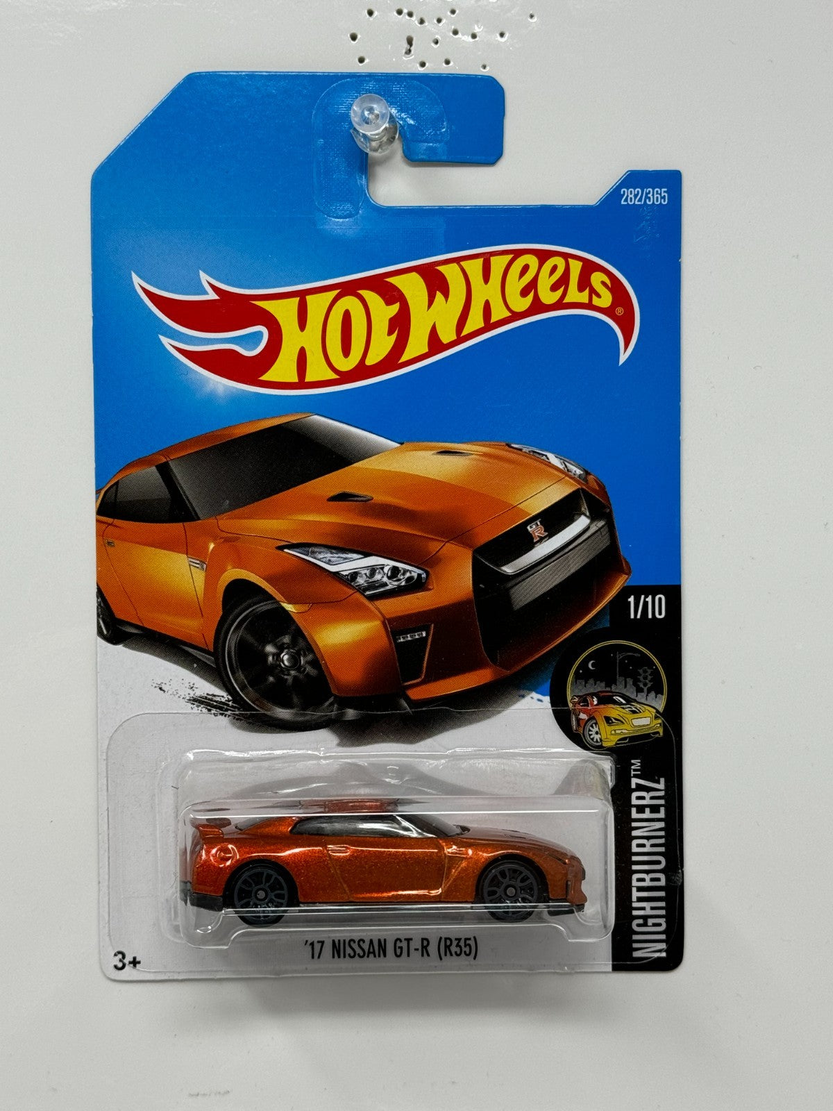 Hot Wheels Nightburnerz 2017 Nissan GT-R (R35) JDM 1:64 Diecast