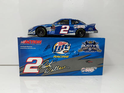 Action Nascar Rusty Wallace #2 Miller Rusty Wallace 500 2005 Charger 124 Diecast
