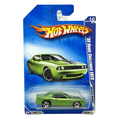 Hot Wheels Muscle Mania 2009 Dodge Challenger SRT8 1:64 Diecast Green Redline