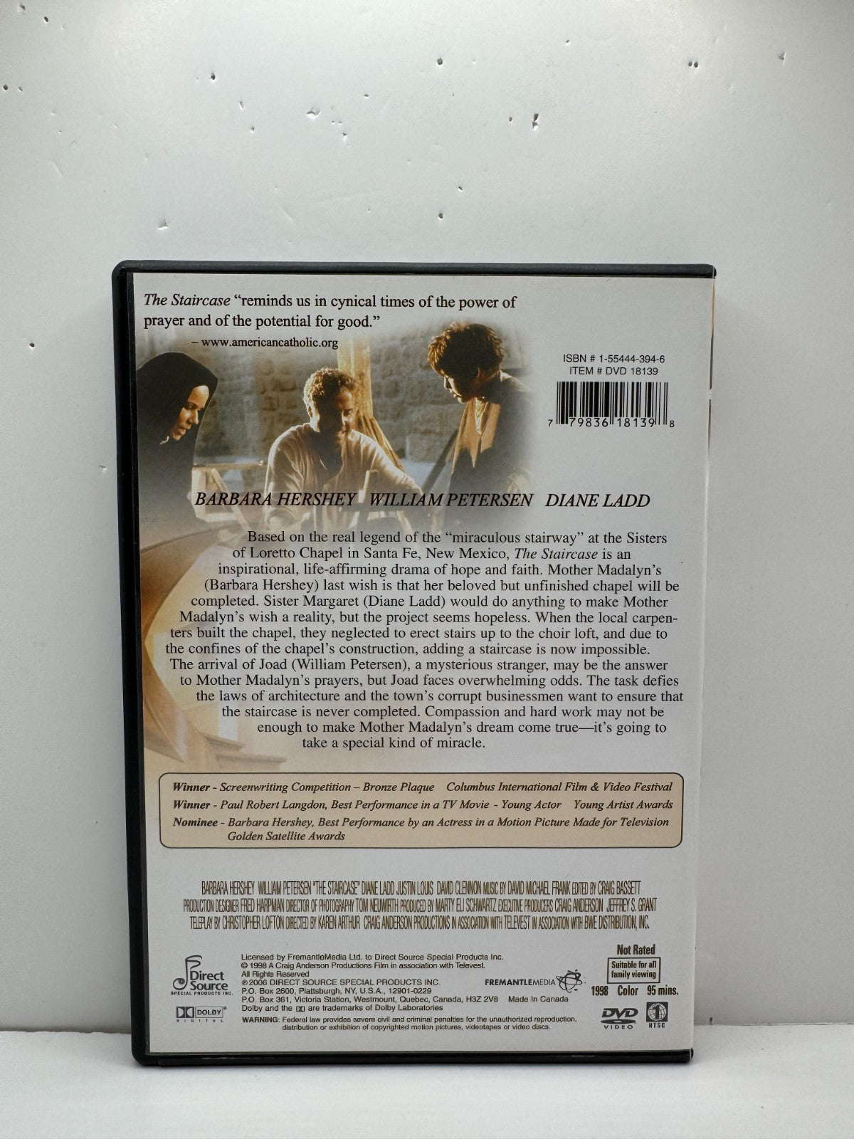 The Staircase (DVD) Barbara Hershey Drama