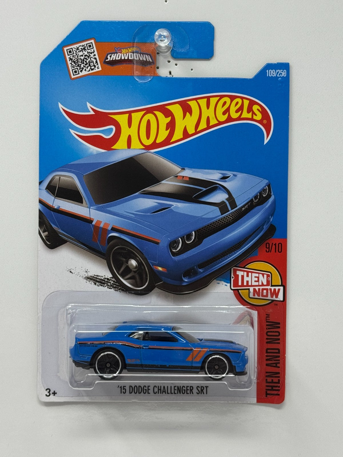 Hot Wheels Then and Now 2015 Dodge Challenger SRT 1:64 Diecast Blue