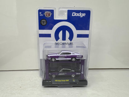 M2 Machines Auto Lift 1966 Dodge Charger HEMI Mopar Set 1:64 Diecast