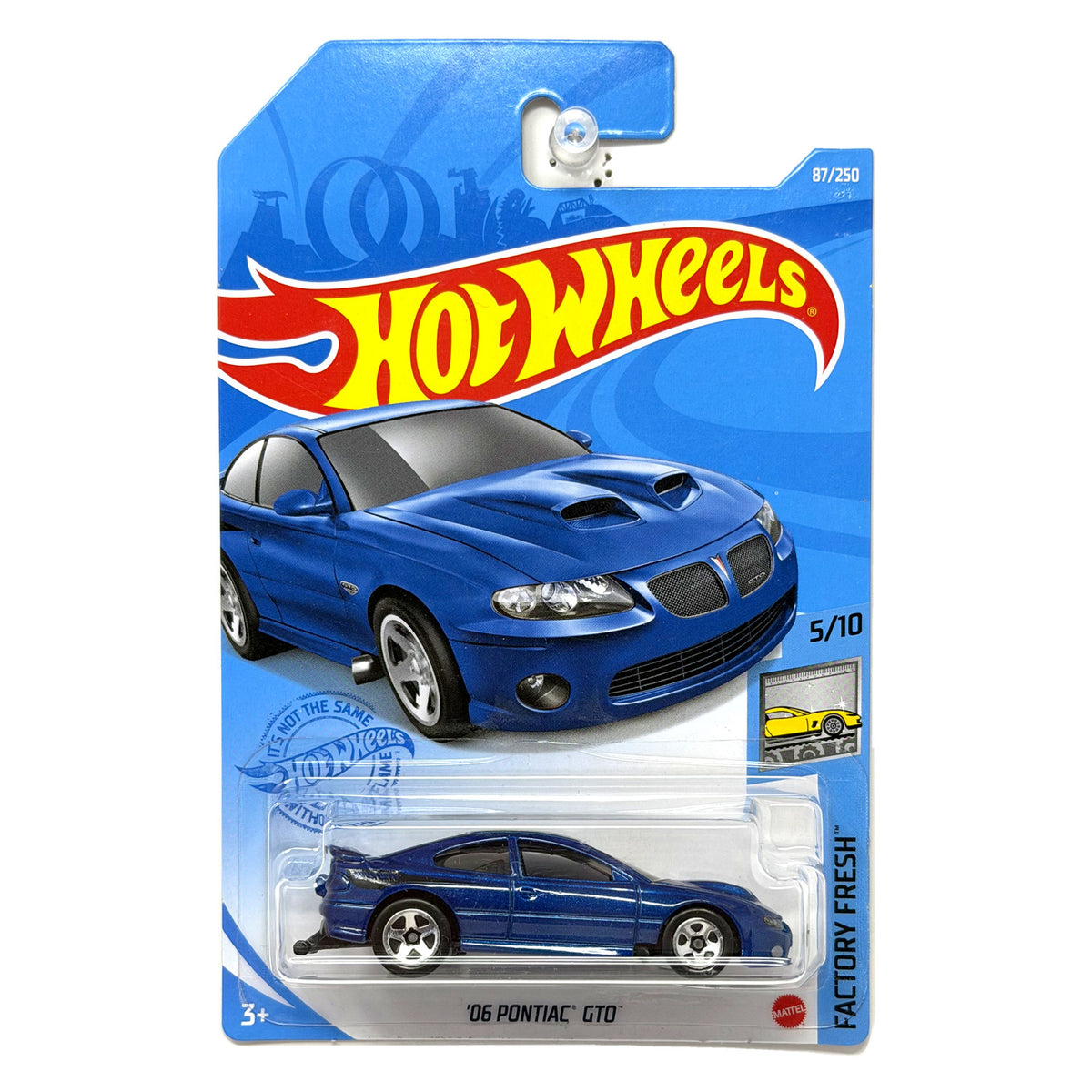 Hot Wheels Factory Fresh 2006 Pontiac GTO 1:64 Diecast Blue