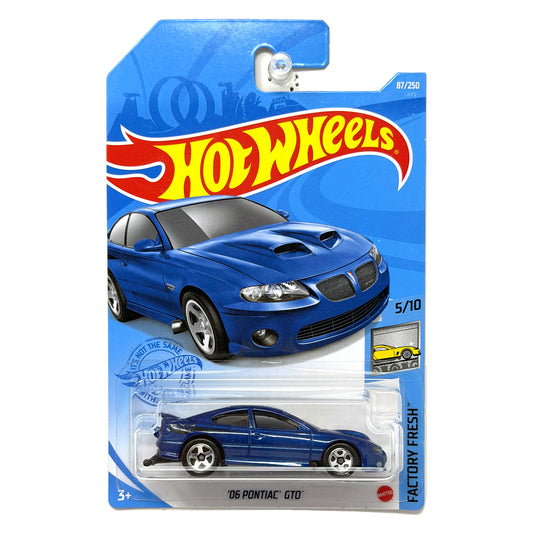 Hot Wheels Factory Fresh 2006 Pontiac GTO 1:64 Diecast Blue