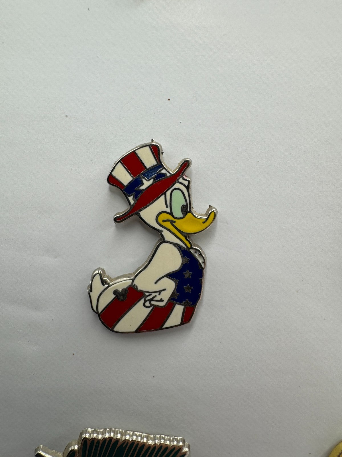 WDW Disney All American Donald Duck Hidden Mickey Trading Pin DC2S10