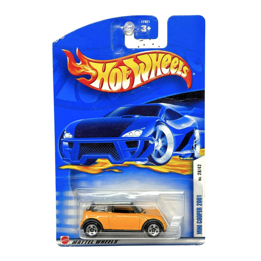 Hot Wheels 2001 Mini Cooper 1:64 Diecast Yellow V2