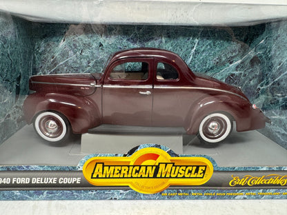 Ertl American Muscle 1940 Ford Deluxe Coupe 1:18 Diecast