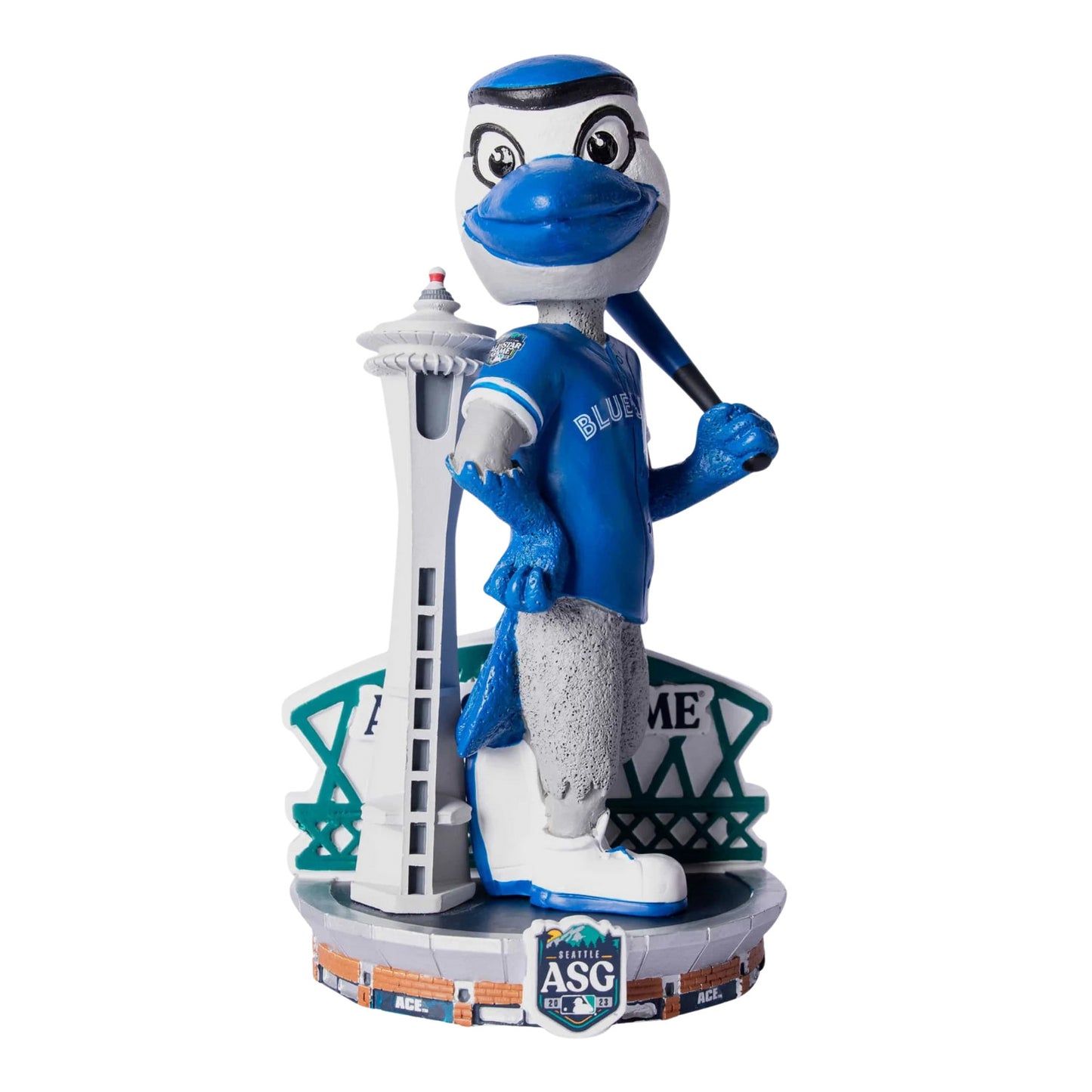 FOCO MLB Toronto Blue Jays Ace Mascot 2023 All-Star Bobbles on Parade Bobblehead