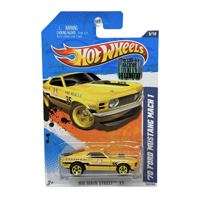 Hot Wheels Main Street 1970 Ford Mustang Mach 1 1:64 Diecast Factory Sealed