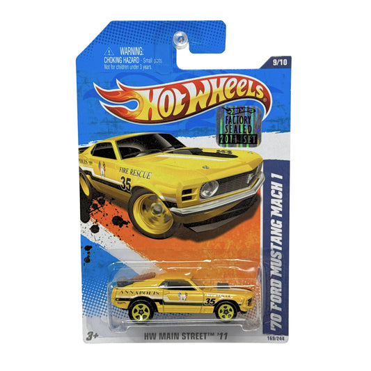 Hot Wheels Main Street 1970 Ford Mustang Mach 1 1:64 Diecast Factory Sealed