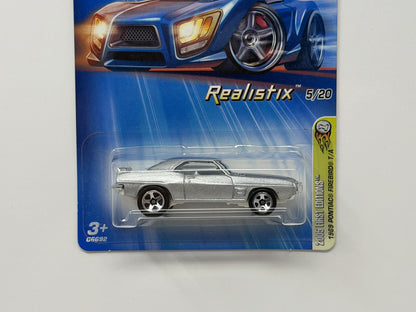 Hot Wheels 2005 First Editions 1969 Pontiac Firebird T/A 1:64 Diecast Silver
