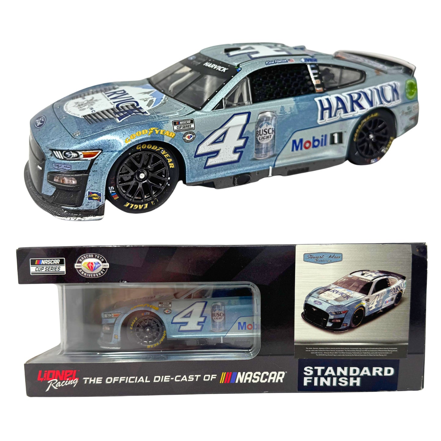Lionel NASCAR Kevin Harvick #4 Busch Light Harvick Raced 2023 Ford 1:24 Diecast