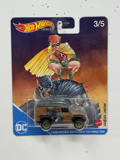 Hot Wheels Premium DC Batman Land Rover Defender 110 Hard Top 1:64 Diecast