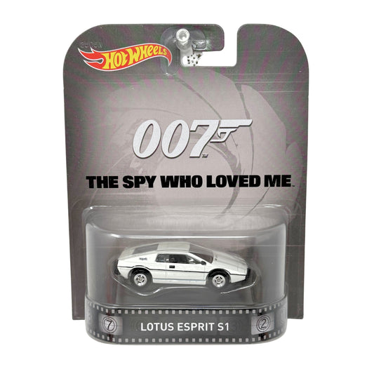 Hot Wheels Retro Entertainment The Spy Who Loved Me Lotus Esprit S1 1:64 Diecast