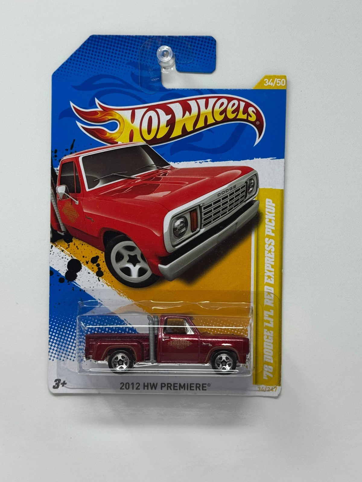 Hot Wheels Premiere 1978 Dodge Li’l Red Express Pickup 1:64 Diecast V2