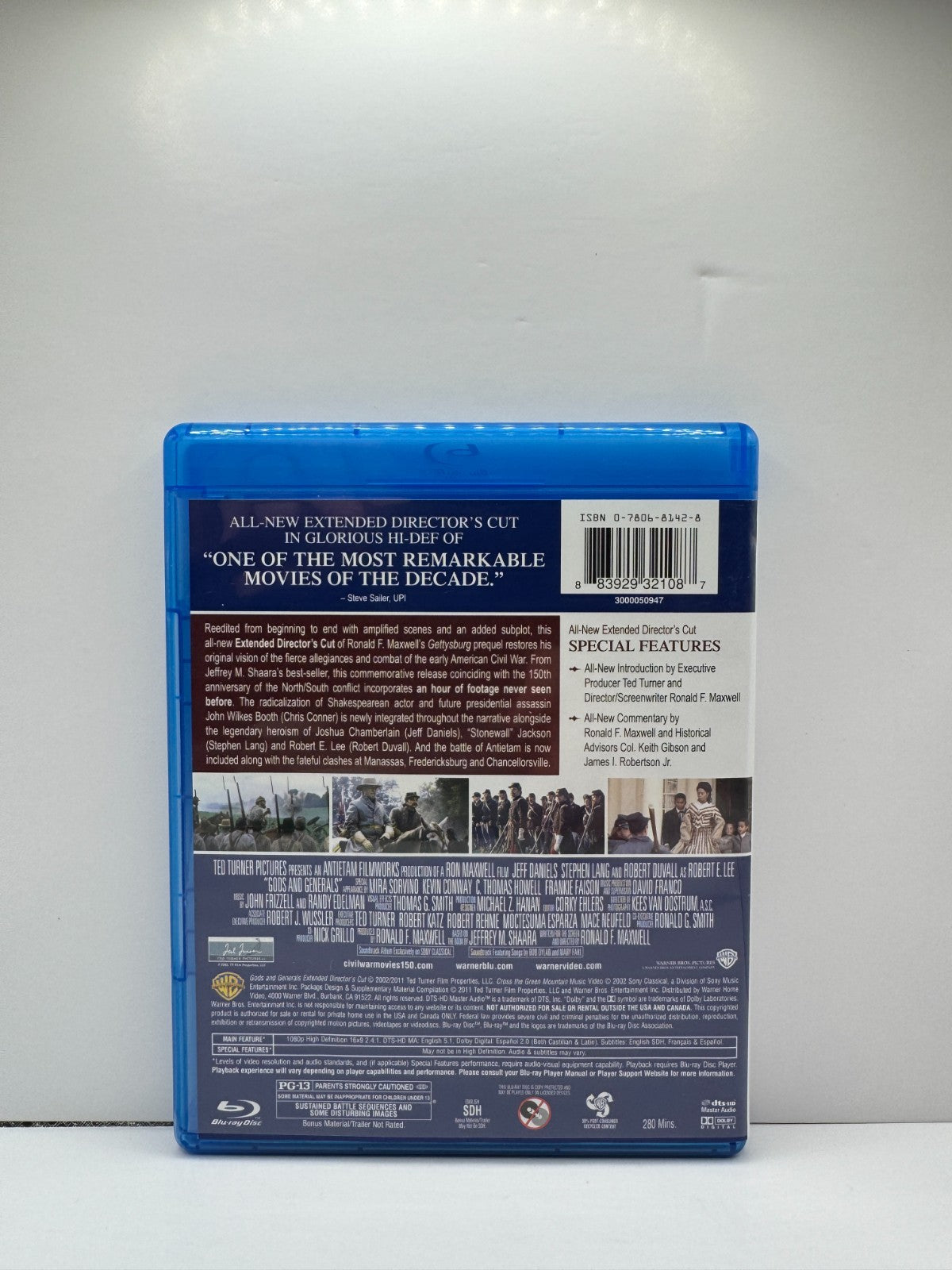 Gods and Generals (Blu-ray) Robert Duvall War