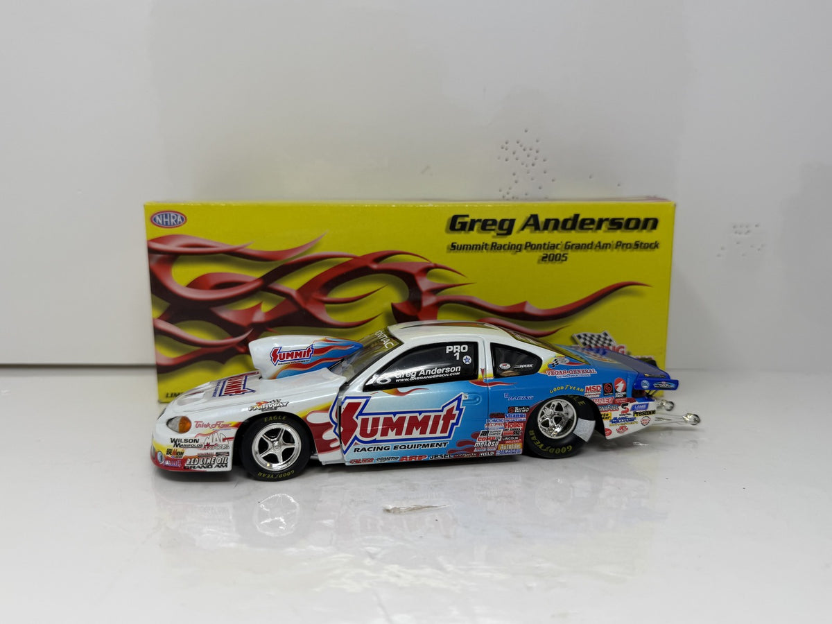 Racing Champions NHRA Greg Anderson Summit 2005 Pontiac Pro Stock 1:24 Diecast