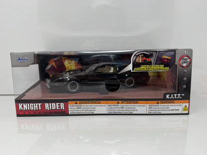 Jada Knight Rider K.I.T.T. Pontiac Firebird Trans Am w/ Lights 1:24 Diecast