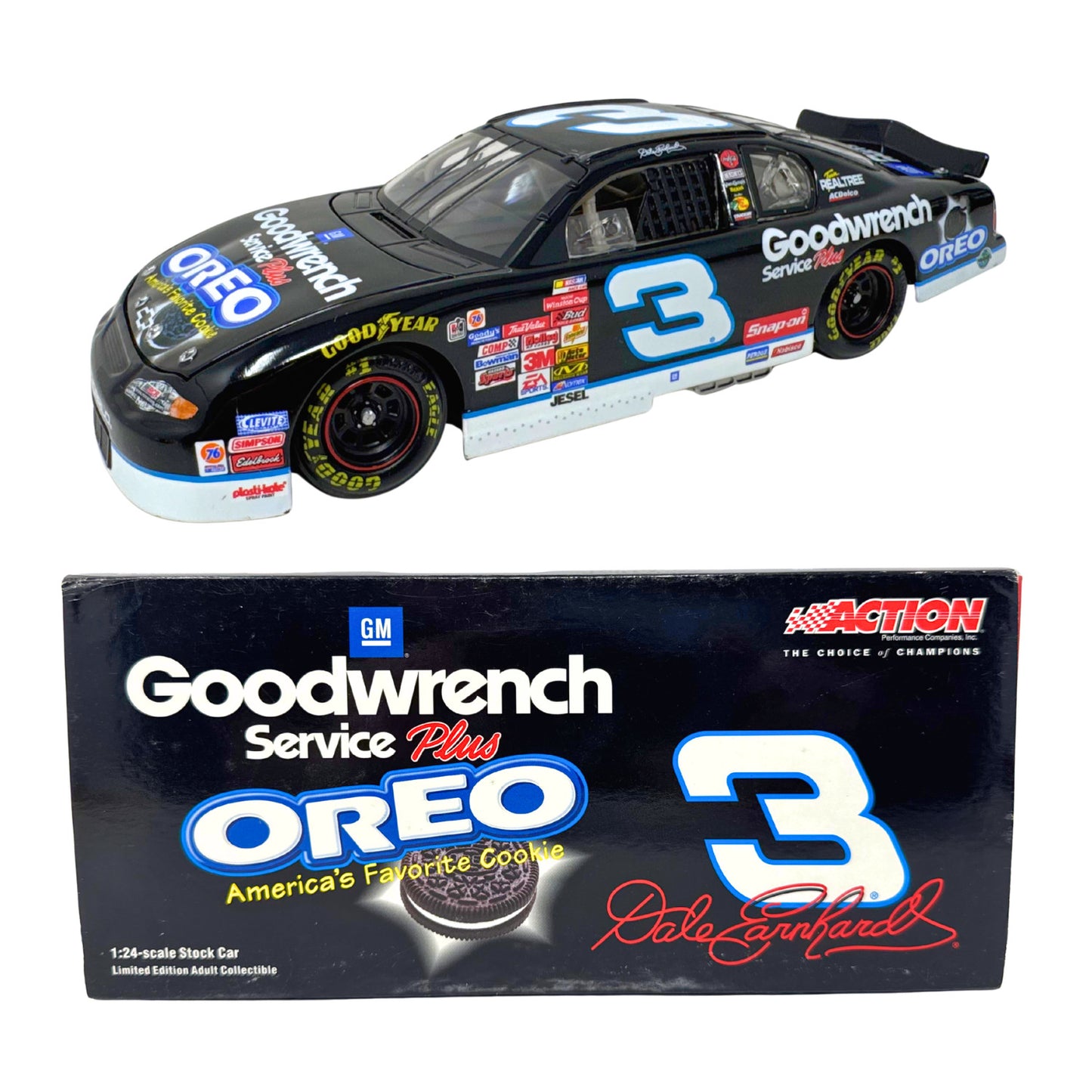 Action Nascar #3 Dale Earnhardt Oreo GM Goodwrench 2001 Monte Carlo 1:24 Diecast