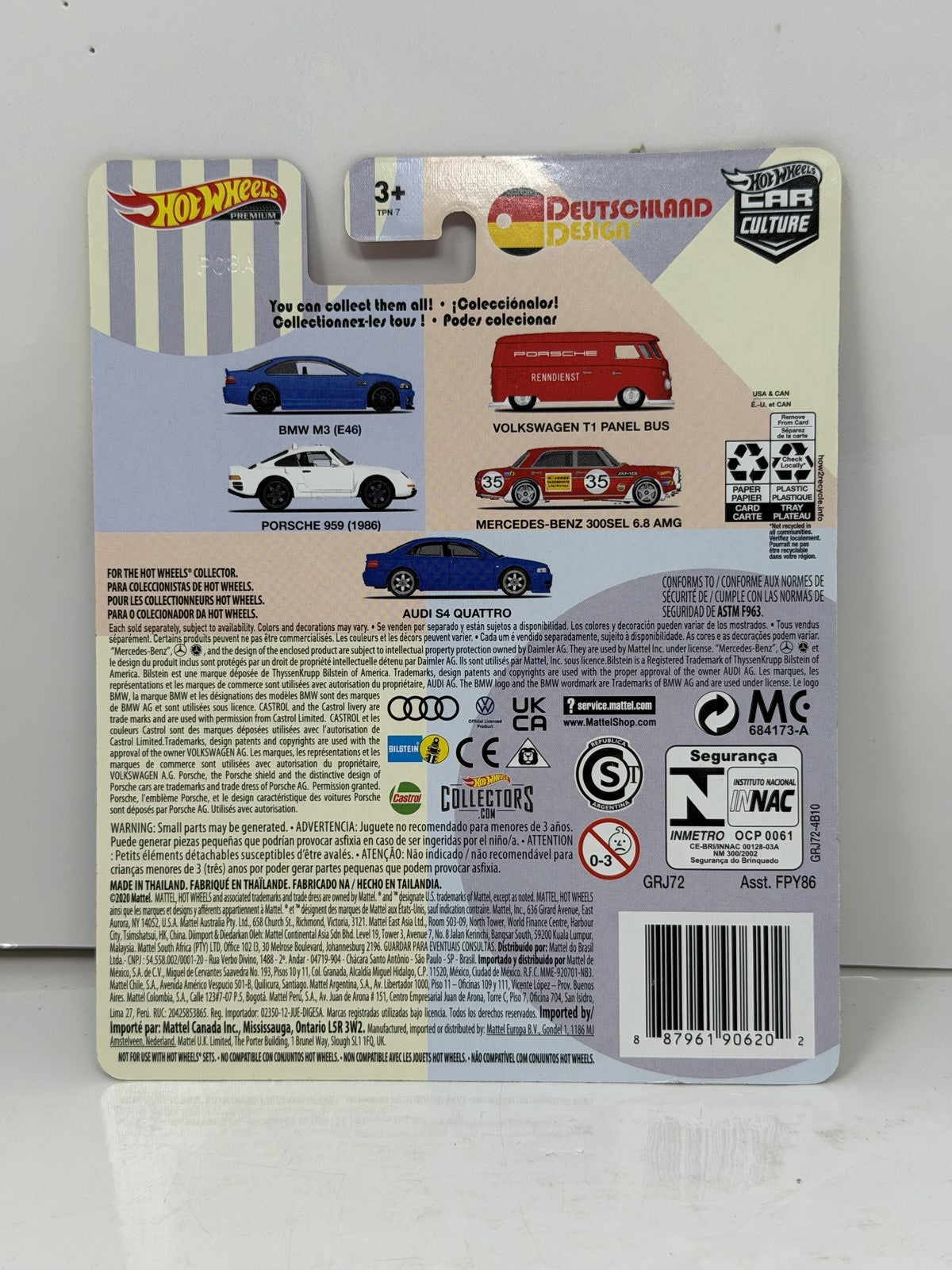 Hot Wheels Premium Deutschland Design BMW M3 E46 1:64 Diecast