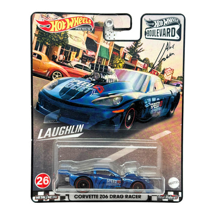 Hot Wheels Premium Boulevard #26 Corvette Z06 Drag Racer 1:64 Diecast