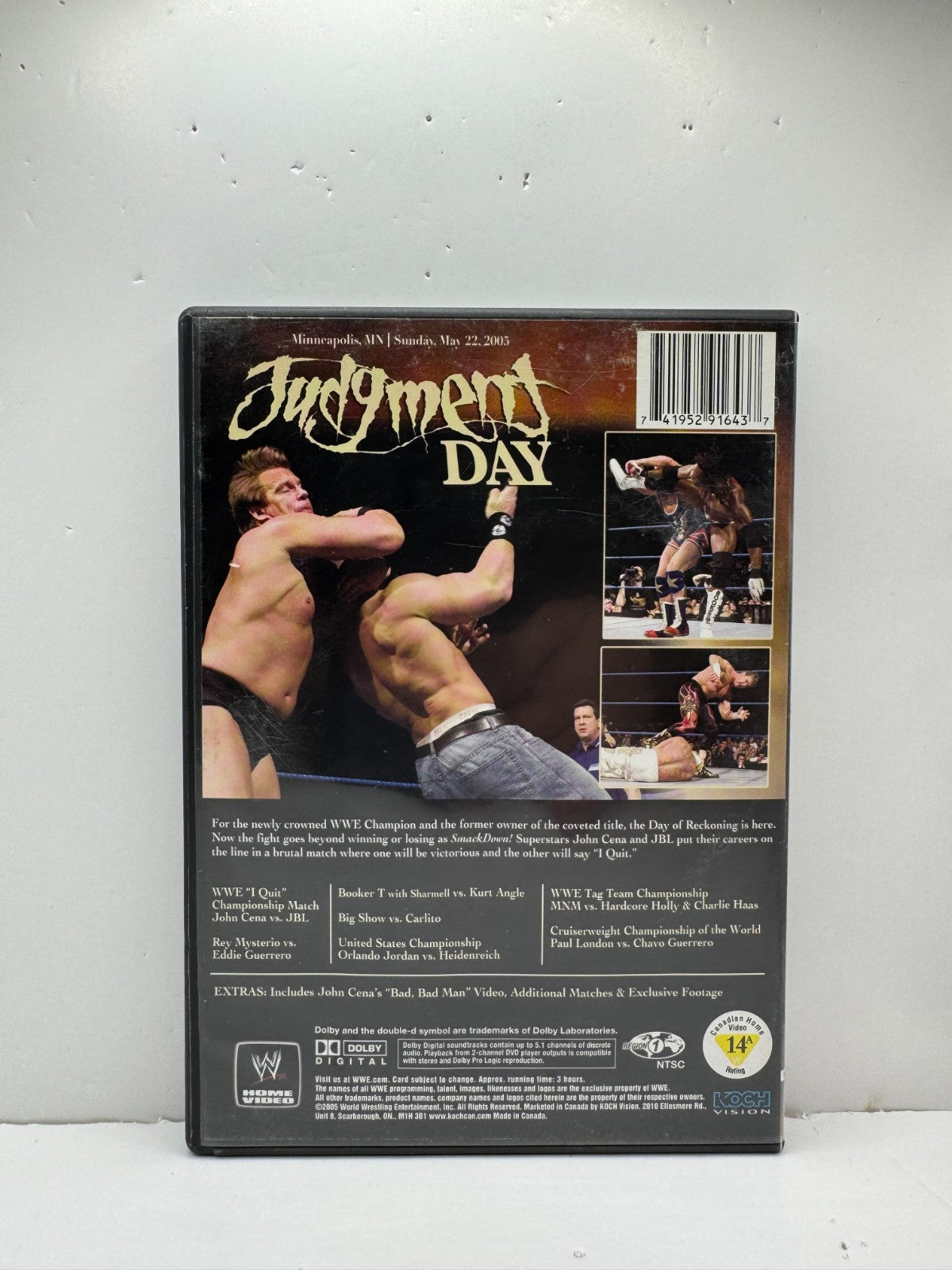 WWE Judgment Day (DVD) WWE Wrestling