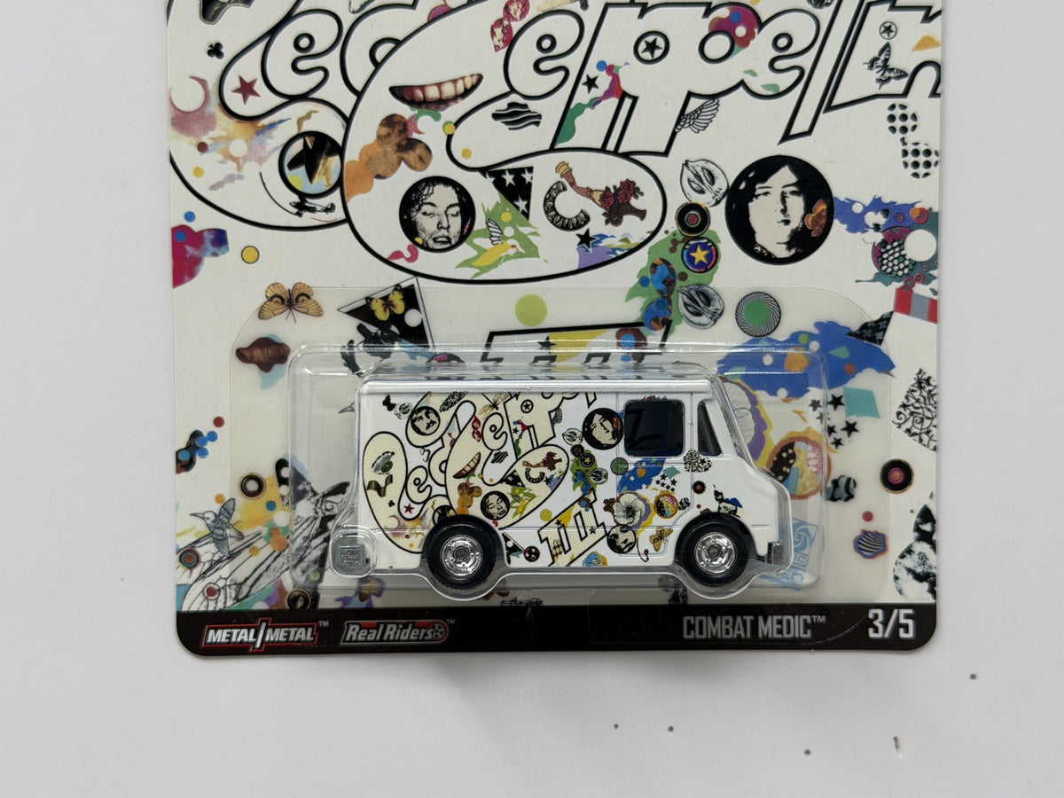 Hot Wheels Premium Led Zeppelin Combat Medic 1:64 Diecast Real Riders