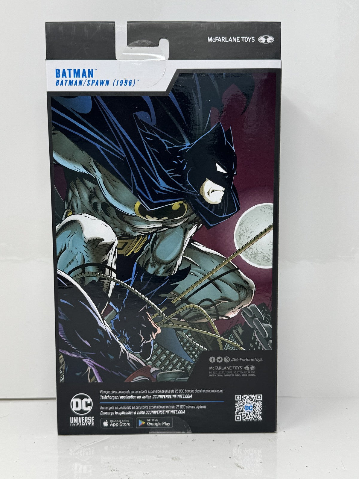 McFarlane DC Multiverse Batman Spawn 1996 Platinum Edition Action Figure