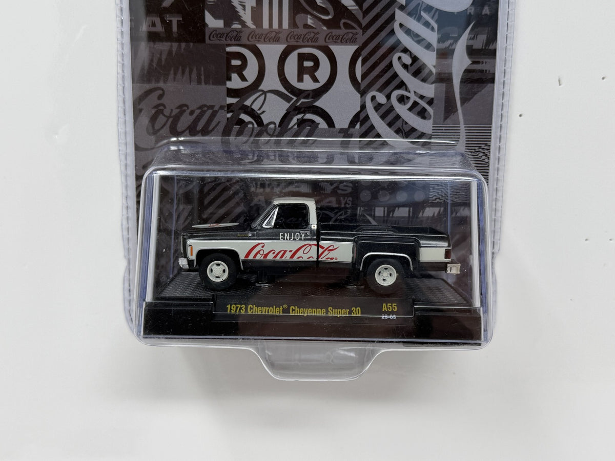 M2 Machines Coca-Cola 1973 Chevrolet Cheyenne Super 30 1:64 Diecast