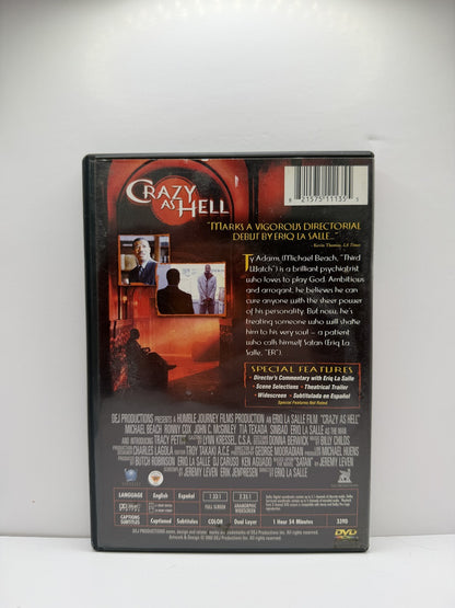 Crazy as Hell (DVD) Eriq La Salle Thriller