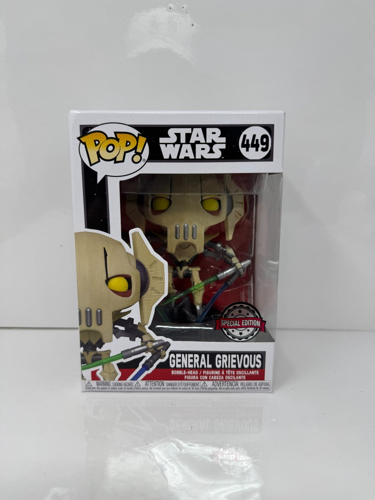 Funko Pop! Star Wars #449 General Grievous Special Edition Bobble-Head