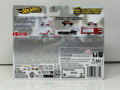Hot Wheels Premium Team Transport 1973 Honda Civic Custom & Hauler 1:64 Diecast