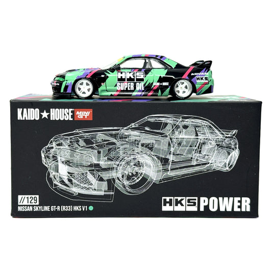 Kaido House MINI GT Nissan Skyline GT-R (R33) HKS Power 1:64 Diecast
