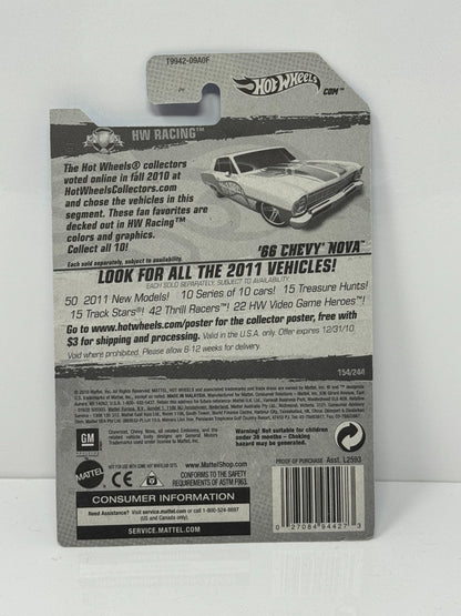 Hot Wheels HW Racing 1966 Chevy Nova 1:64 Diecast Factory Sealed