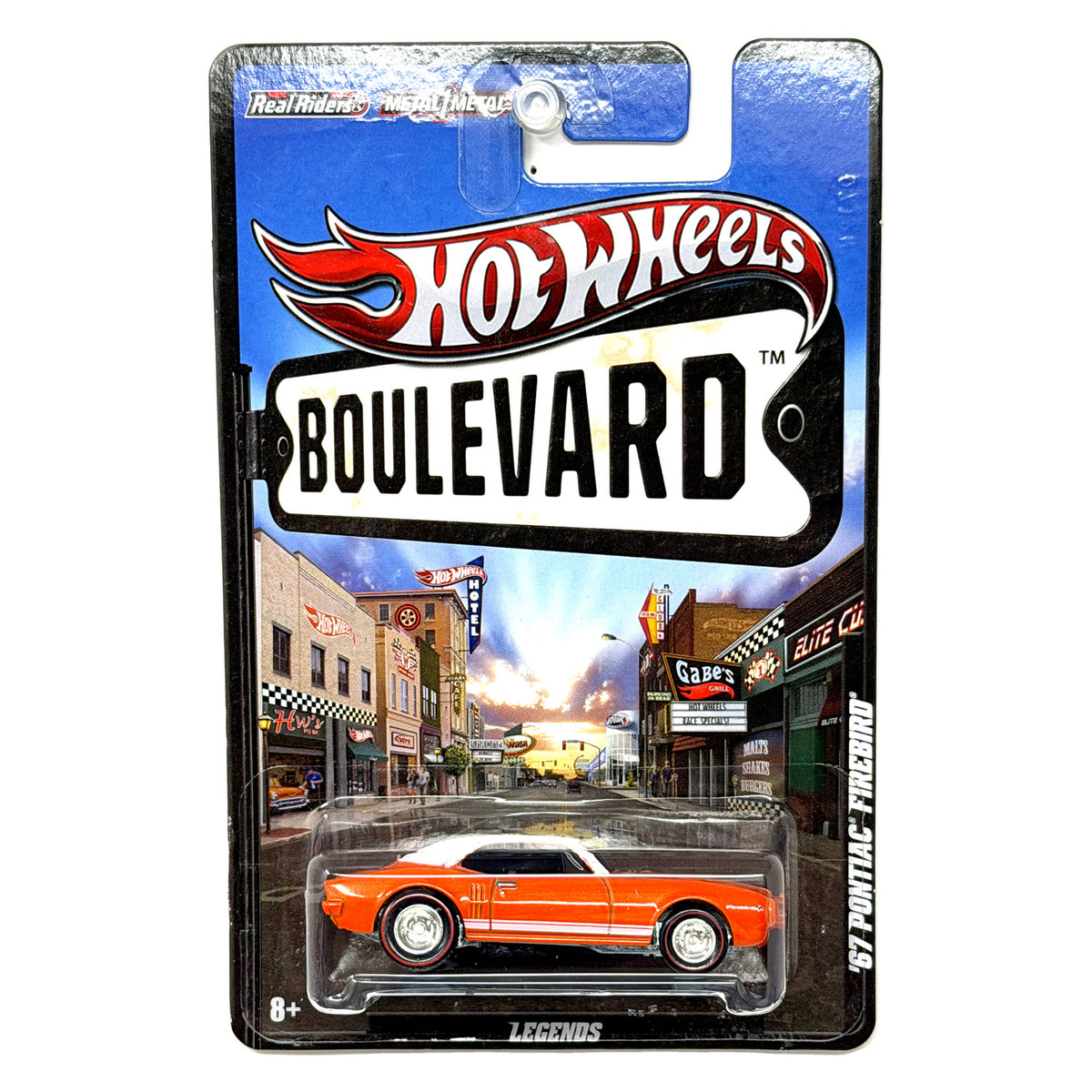 Hot Wheels Boulevard 1967 Pontiac Firebird 1:64 Diecast Real Riders