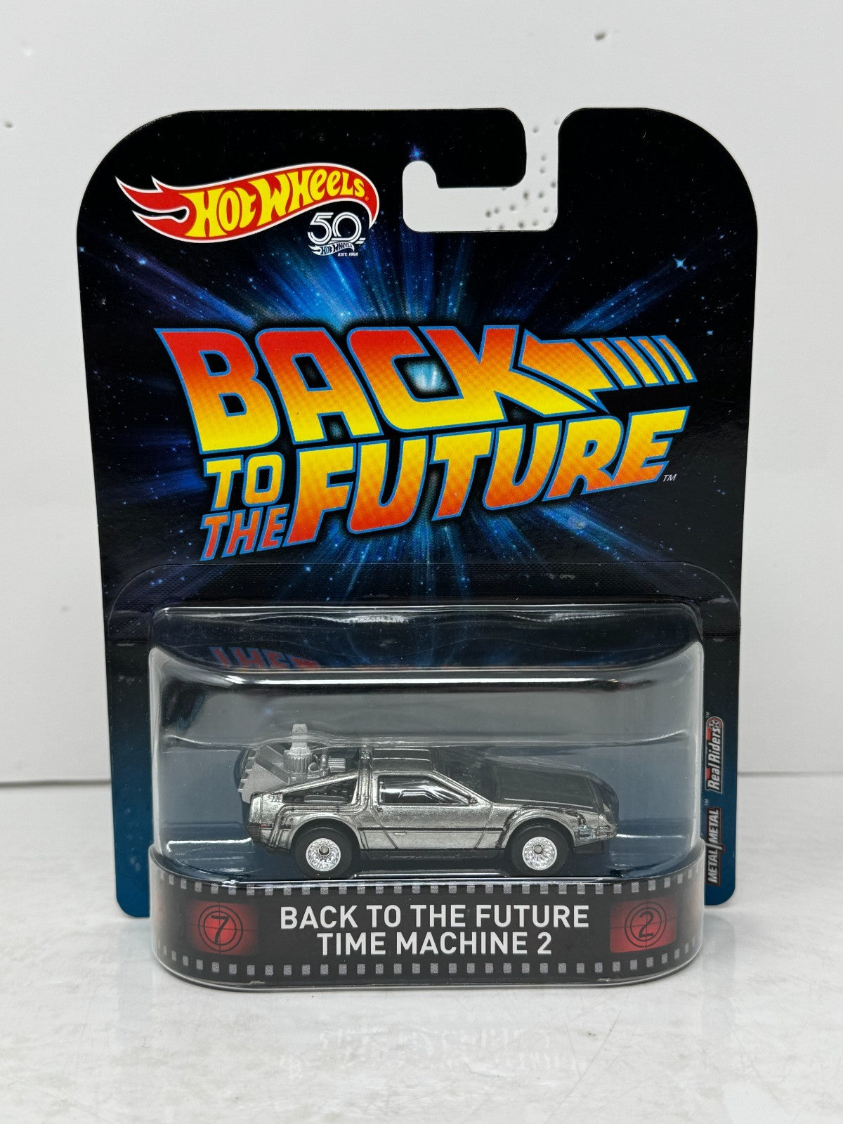 Hot Wheels Retro Entertainment Back to the Future Time Machine II 2 1:64 Diecast