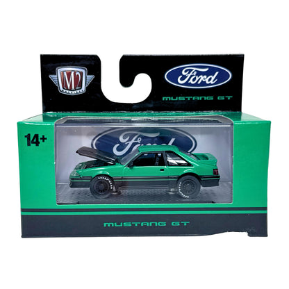 M2 Machines 1987 Ford Mustang GT Green 1:64 Diecast