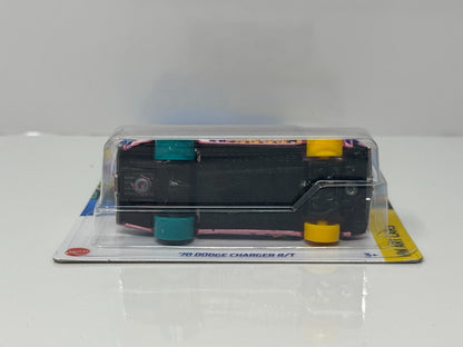 Hot Wheels Art Cars 1970 Dodge Charger RT 1:64 Diecast Aqua Yellow