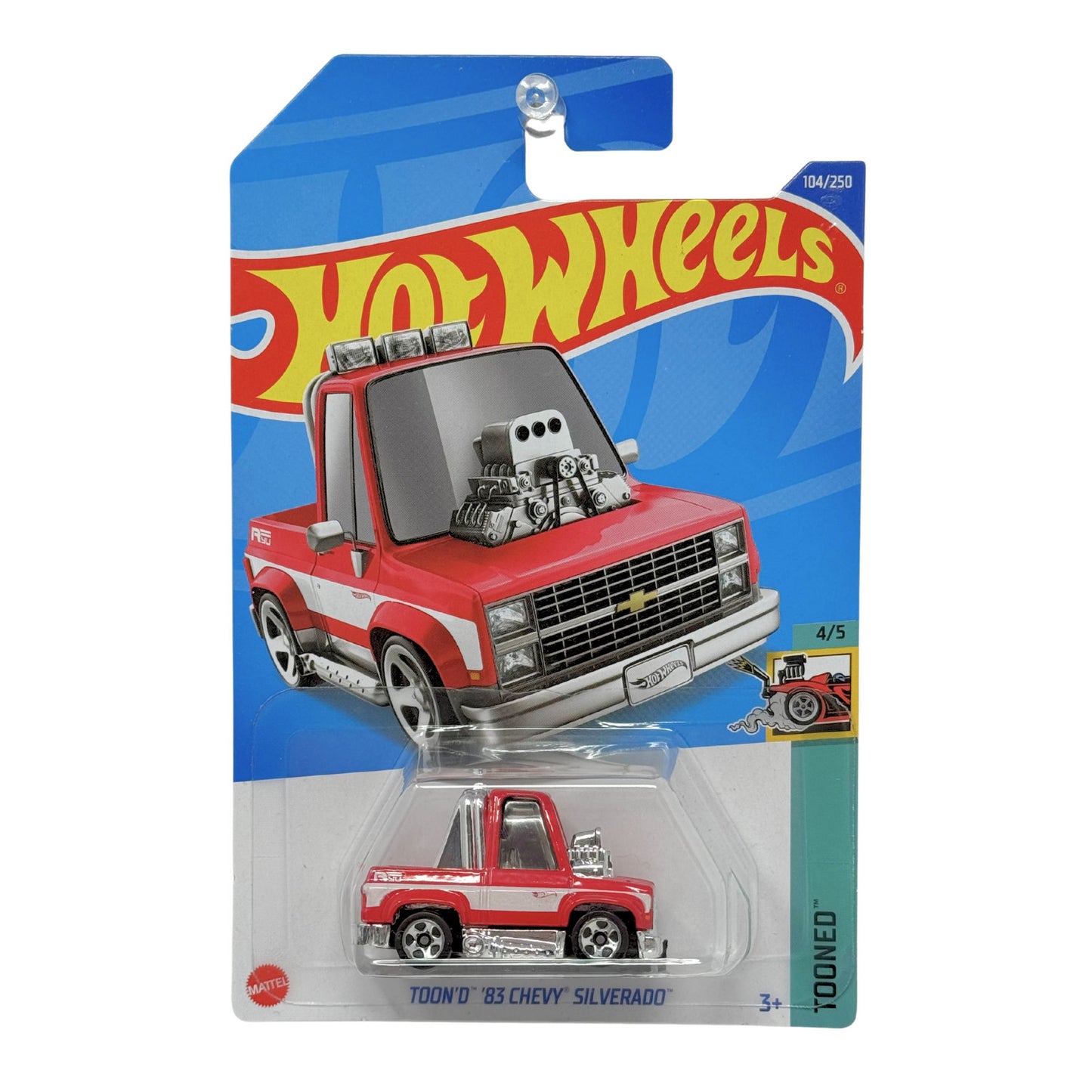 Hot Wheels Tooned Toon'D 1983 Chevy Silverado 1:64 Diecast