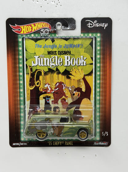 Hot Wheels Disney The Jungle Book 1955 Chevy Panel 1:64 Diecast Real Riders