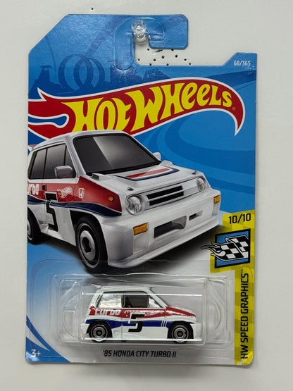 Hot Wheels HW Speed Graphics 1985 Honda City Turbo II JDM 1:64 Diecast