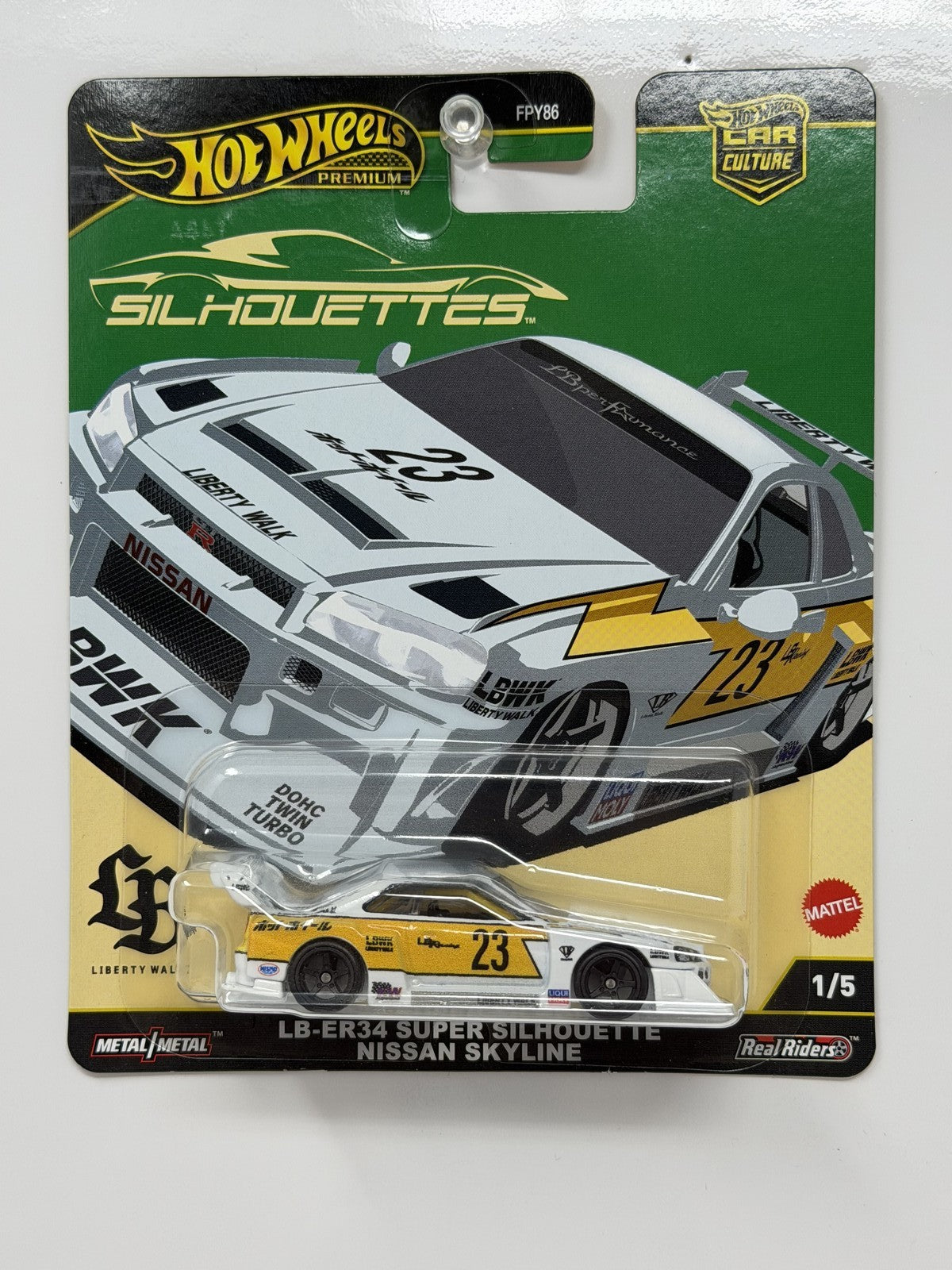 Hot Wheels Premium Silhouettes Super Silhouette Nissan Skyline 1:64 Diecast