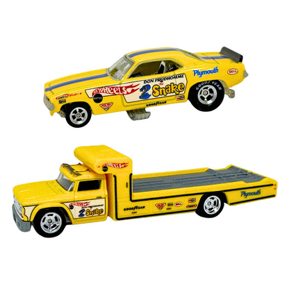 Hot Wheels Premium Team Transport 1972 Plymouth Cuda Funny Car 1:64 Diecast