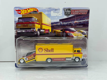Hot Wheels Premium Team Transport #45 Porsche 962 & Sakura Sprinter 1:64 Diecast