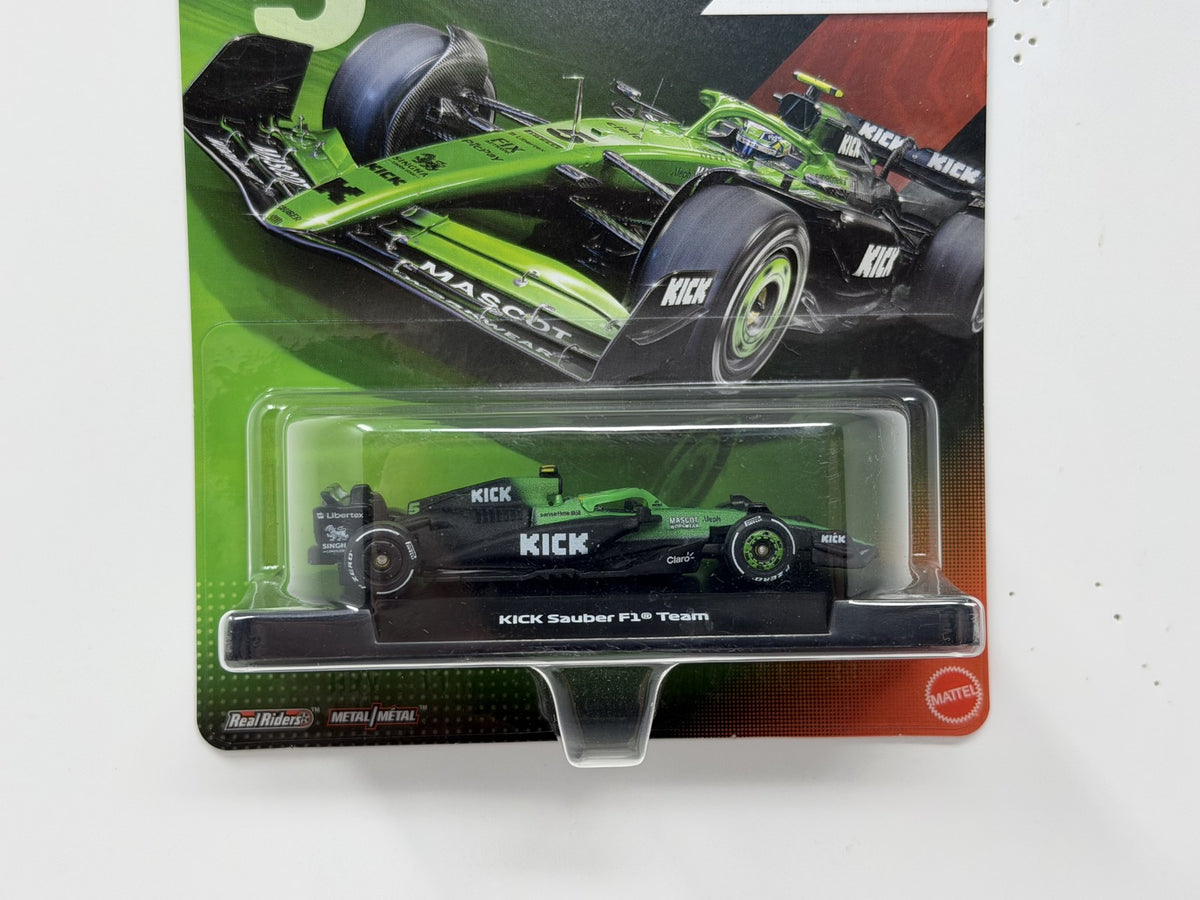 Hot Wheels Premium Formula 1 Kick Sauber F1 Team #5 1:64 Diecast