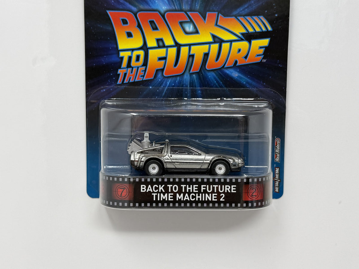 Hot Wheels Retro Entertainment Back to the Future Time Machine 2 1:64 Diecast